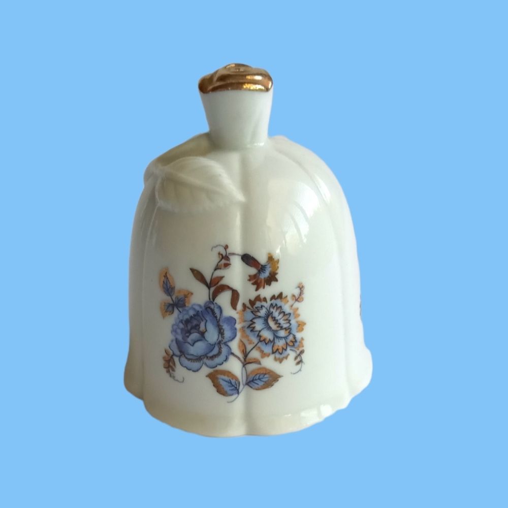 AOFI Porcelain Blue Flower Bell